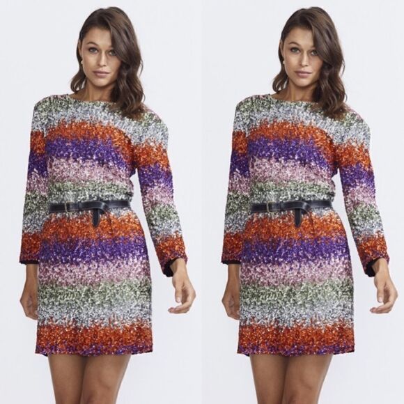 NWT Antik Batik Sophie Sequined Mini Dress - Picture 3 of 14